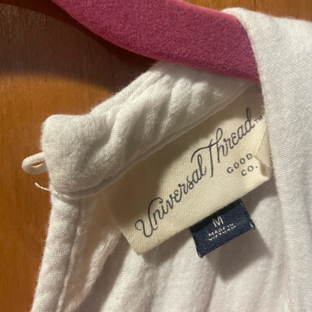 Universal Thread White Ruffled Dress - image 3